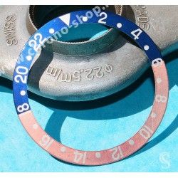 Rolex GMT Master watch Faded Serifs PEPSI Blue & Pink tons 16700,16710,16760 Bezel 24H Insert Part