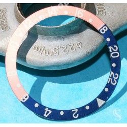 Rolex GMT Master watch Faded Serifs PEPSI Blue & Pink tons 16700,16710,16760 Bezel 24H Insert Part