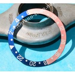 Rolex GMT Master watch Faded Serifs PEPSI Blue & Pink tons 16700,16710,16760 Bezel 24H Insert Part