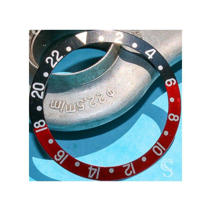 ROLEX 90's COKE ROUGE & NOIR INSERT GRADUE 24H LUNETTE MONTRES GMT MASTER 16700,16710,16760