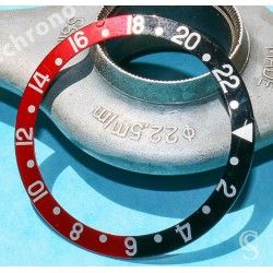 Rolex GMT Master watch Black color S/S 16700,16710,16760 Bezel 24H Insert Part FAT FONT SERIFS