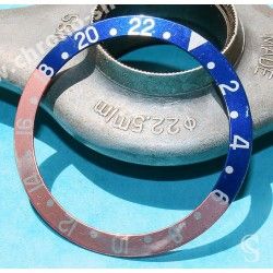 Rolex GMT Master watch Faded Serifs PEPSI Blue & Pink tons 16700,16710,16760 Bezel 24H Insert Part