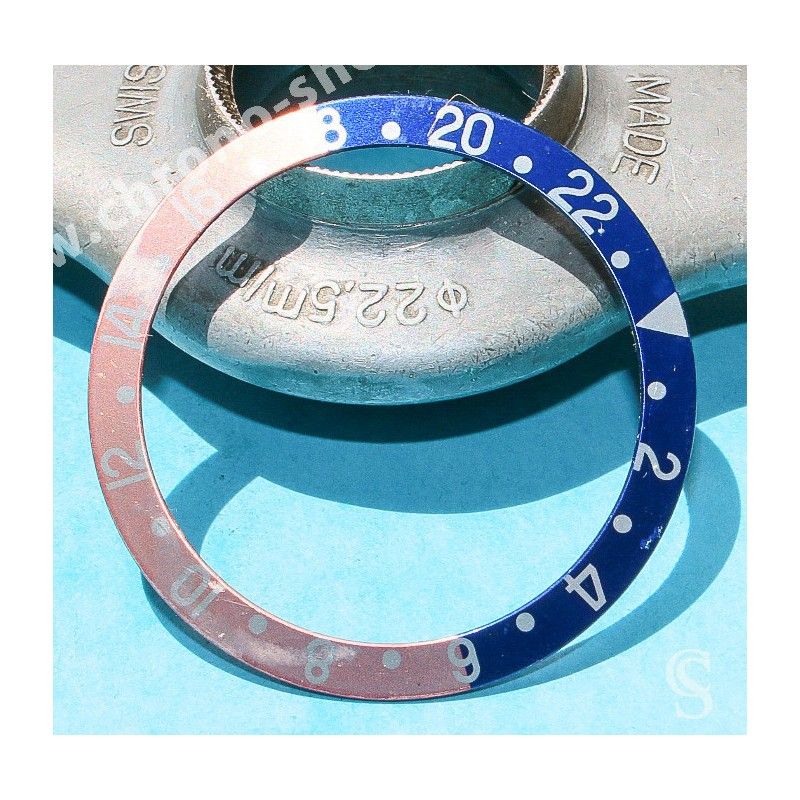 ROLEX PEPSI 90's FADED ROUGE & BLEU INSERT GRADUE 24H LUNETTE MONTRES GMT MASTER 16700,16710,16760