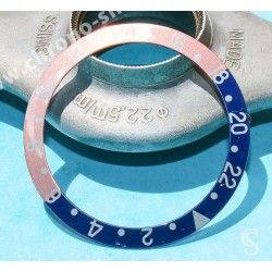 Rolex GMT Master watch Faded Serifs PEPSI Blue & Pink tons 16700,16710,16760 Bezel 24H Insert Part