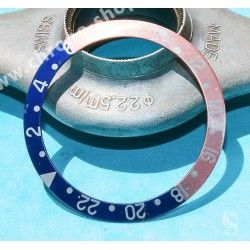 Rolex GMT Master watch Faded Serifs PEPSI Blue & Pink tons 16700,16710,16760 Bezel 24H Insert Part