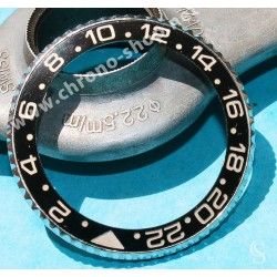 ♛ ROLEX Bezel GMT Master Ceramic 116710 LN Bezel Insert 24H Complete Set Stainless Steel OEM ♛