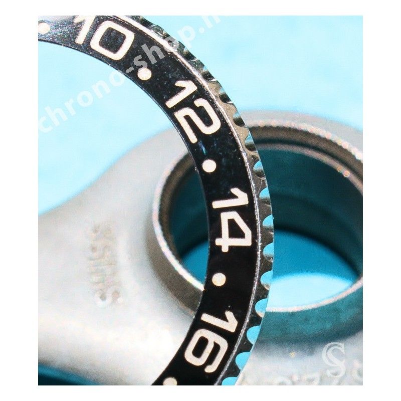 ♛ ROLEX Bezel GMT Master Ceramic 116710 LN Bezel Insert 24H Complete Set Stainless Steel OEM ♛