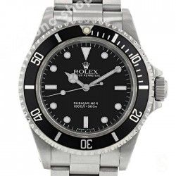 Rolex 90's Submariner Sapphire 14060, 14060M Genuine & Rare Rotative Watch Bezel insert for sale