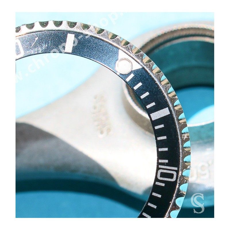 Rolex Submariner Saphir 14060,14060M Authentique Lunette Rotative Acier & insert Luminova montres de plongée