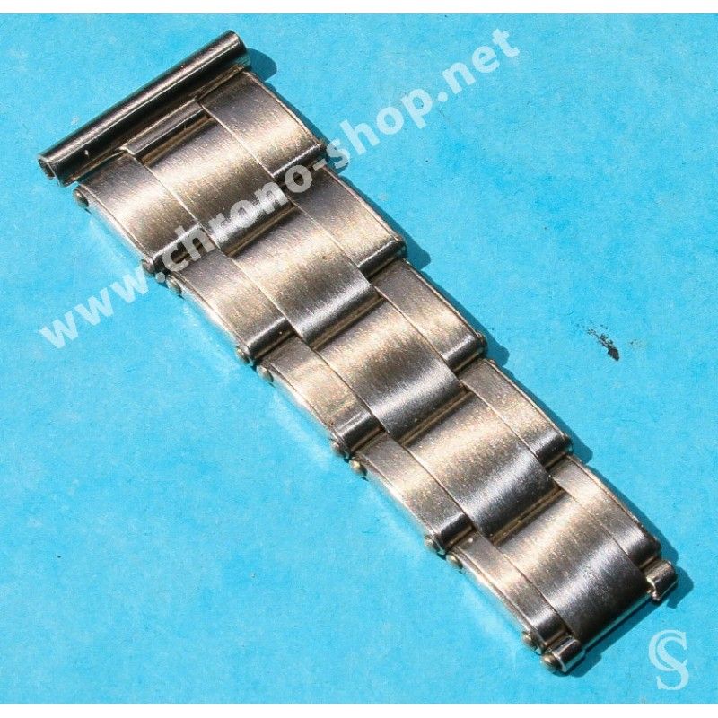 Accessoire Montres Brin Bracelet Acier 19mm Fixages Adaptables Générique Vintage type Rolex Hommes maillons rivets