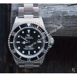 Rolex 90's Submariner Sapphire 14060, 14060M Genuine & Rare Rotative Watch Bezel insert Luminova