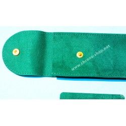 Rolex Original green suede velvet pouch traveler's service holder case watches Submariner, Gmt, Daytona, Explorer, Air King