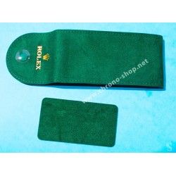 Rolex Original green suede velvet pouch traveler's service holder case watches Submariner, Gmt, Daytona, Explorer, Air King