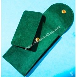 Rolex Original green suede velvet pouch traveler's service holder case watches Submariner, Gmt, Daytona, Explorer, Air King