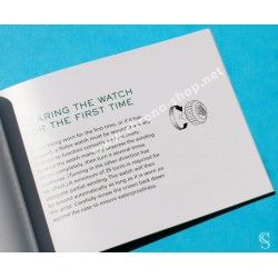 Rolex livret, manuel, notice, mode d'emploi 2016 Langue anglais montres Oyster Perpetual AIR-KING