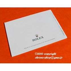 ROLEX OYSTER BOOKLET