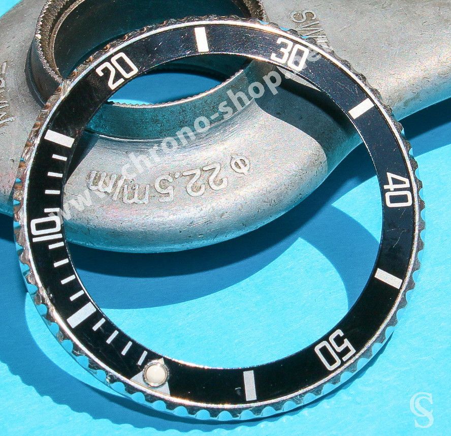 Rolex Vintage Black Submariner date watch Bezel Insert Tritium