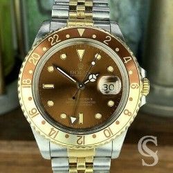 ROLEX ROOTBEER VINTAGE & ORIGINAL BEZEL INSERT FADED GHOST MONTRES GMT MASTER 16700,16713,16178,16710,16760