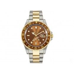 Rolex Brown 18k Gold Rolex GMT Master 2 Watch Bronze 16718, 16713 Watch Bezel Graduated 24H Insert Part