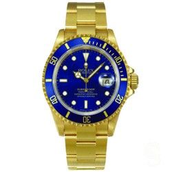 ROLEX RARE INSERT GRADUE LUNETTE BLEU MONTRES SUBMARINER DATE 16613, 16618, 16803, 16808