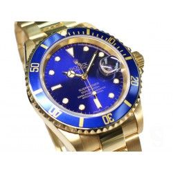 ROLEX RARE INSERT GRADUE LUNETTE BLEU MONTRES SUBMARINER DATE 16613, 16618, 16803, 16808