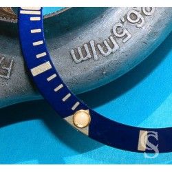 ROLEX RARE INSERT GRADUE LUNETTE BLEU MONTRES SUBMARINER DATE 16613, 16618, 16803, 16808