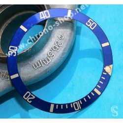 ROLEX RARE INSERT GRADUE LUNETTE BLEU MONTRES SUBMARINER DATE 16613, 16618, 16803, 16808