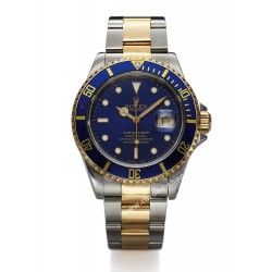 Rolex Submariner Date 18k Gold & 16613, 16803, 16808, 16618 Watch Bezel Blue Insert Graduated