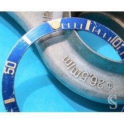 ROLEX RARE INSERT GRADUE LUNETTE BLEU MONTRES SUBMARINER DATE 16613,16618,16803,16808