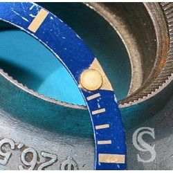 ROLEX RARE INSERT GRADUE LUNETTE BLEU MONTRES SUBMARINER DATE 16613,16618,16803,16808