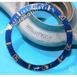 ROLEX RARE INSERT GRADUE LUNETTE BLEU MONTRES SUBMARINER DATE 16613,16618,16803,16808