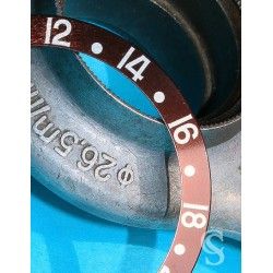 Rolex GMT Master watch Black color S/S 16700,16710,16760 Bezel 24H Insert Part FAT FONT SERIFS