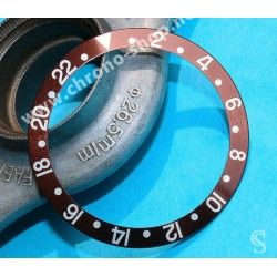 Rolex GMT Master watch Black color S/S 16700,16710,16760 Bezel 24H Insert Part FAT FONT SERIFS