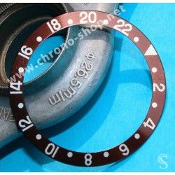 Rolex GMT Master watch Black color S/S 16700,16710,16760 Bezel 24H Insert Part FAT FONT SERIFS