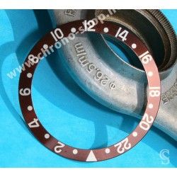 Rolex GMT Master watch Black color S/S 16700,16710,16760 Bezel 24H Insert Part FAT FONT SERIFS