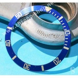 ROLEX RARE INSERT GRADUE LUNETTE BLEU MONTRES SUBMARINER DATE 16613,16618,16803,16808 LUMINOVA