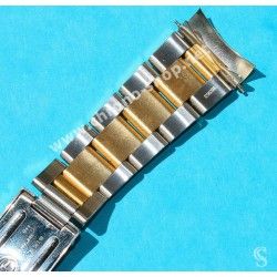 Rolex 1989 Genuine Tutone 78363 18K/SS 20mm Band bracelet Parts 16713, 16523 heavy links bitons