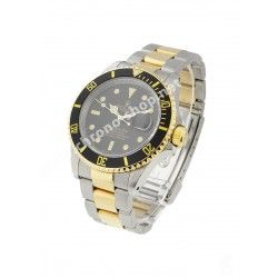 Rolex 90's Glossy Black color Submariner Date Tutone 16803, 16613, 16808, 16618 Watch Bezel Graduated Luminova Insert Part