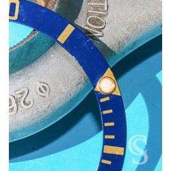 ROLEX RARE INSERT GRADUE LUNETTE BLEU MONTRES SUBMARINER DATE 16613,16618,16803,16808 LUMINOVA