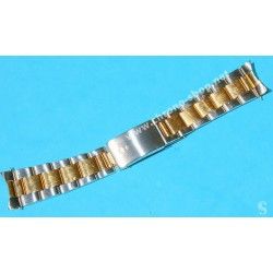 Rolex 1990 Genuine Tutone 78363-403 18K/SS 20mm Band bracelet Parts 16713,16523 heavy links bitons