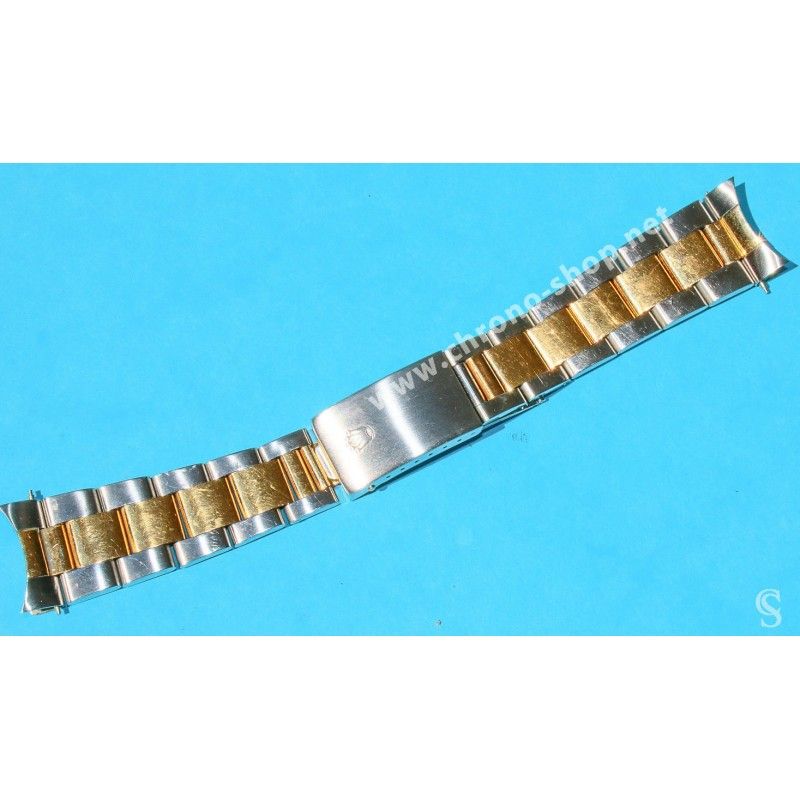 Rolex 1990 Genuine Tutone 78363-403 18K/SS 20mm Band bracelet Parts 16713,16523 heavy links bitons