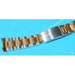 Rolex 1990 Genuine Tutone 78363-403 18K/SS 20mm Band bracelet Parts 16713,16523 heavy links bitons