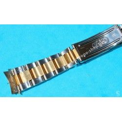 Rolex 1990 Genuine Tutone 78363-403 18K/SS 20mm Band bracelet Parts 16713,16523 heavy links bitons