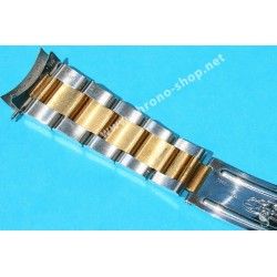 Rolex 1990 Genuine Tutone 78363-403 18K/SS 20mm Band bracelet Parts 16713,16523 heavy links bitons