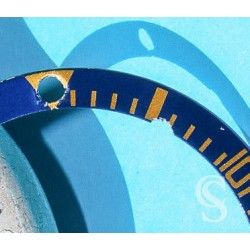 Rolex 90's Glossy Blue color Submariner Date Tutone 16803, 16613, 16808, 16618 Watch Bezel Graduated Tritium Insert Part