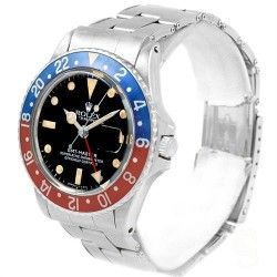 ☆★ ROLEX VINTAGE GMT MASTER 1675 / 16750 WATCH PART ROTATING BEZEL SSTEEL ☆★