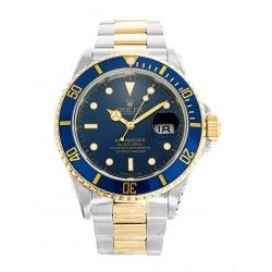 Rolex Submariner Date 18k Gold & 16613,16803,16808,16618 Watch Bezel Blue Insert Graduated Luminova