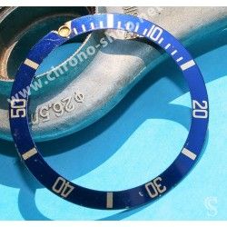 Rolex 90's Glossy Blue color Submariner Date Tutone 16803, 16613, 16808, 16618 Watch Bezel Graduated for sale