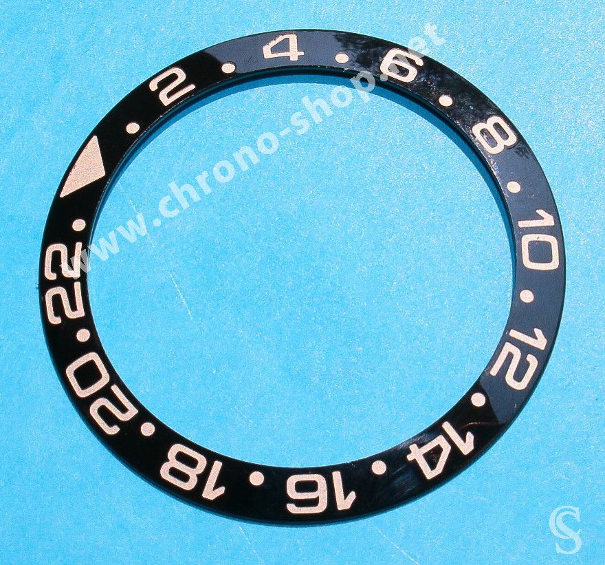 ♛ ROLEX GMT Master Black Ceramic Inlay 116710 LN Bezel Insert 24H Complete  Set Stainless Steel OEM ♛