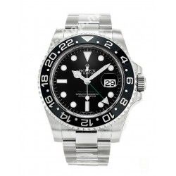 ♛ RARE ROLEX LUNETTE CÉRAMIQUE MONTRES GMT MASTER II ref 116710 ACIER ♛